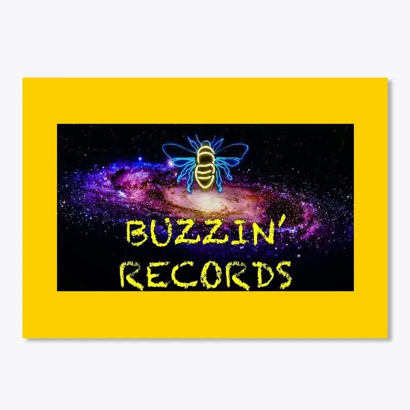 Buzzin' Records Sticker - Logo