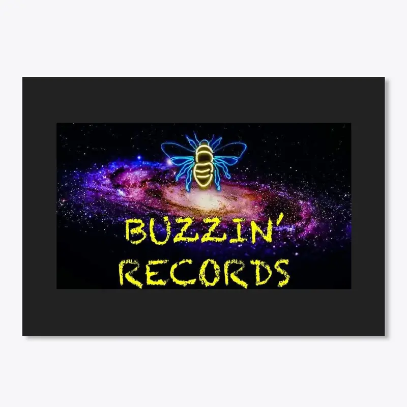 Buzzin' Records Vinyl Sticker