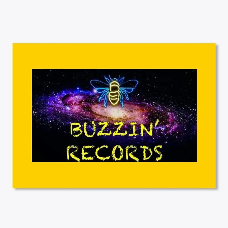 Buzzin' Records Sticker - Logo