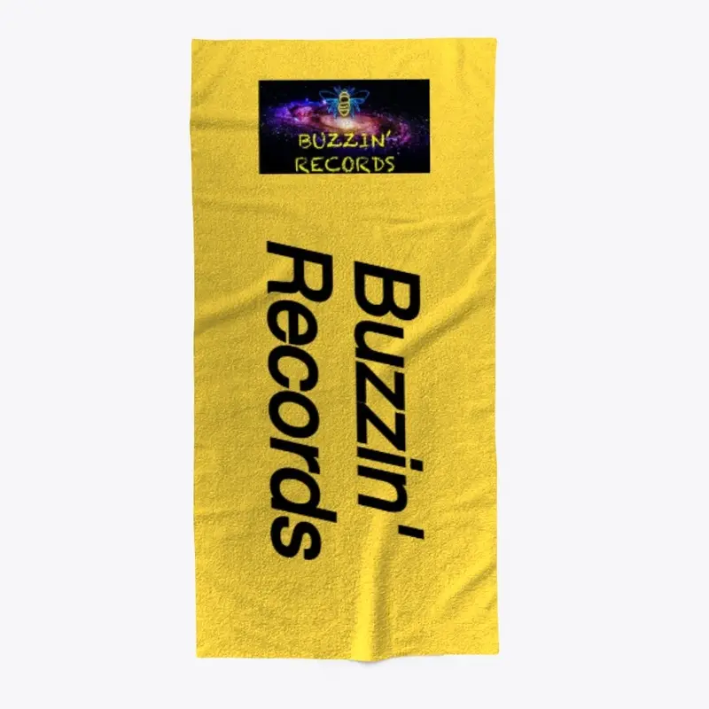 Buzzin' Records Towel - Logo